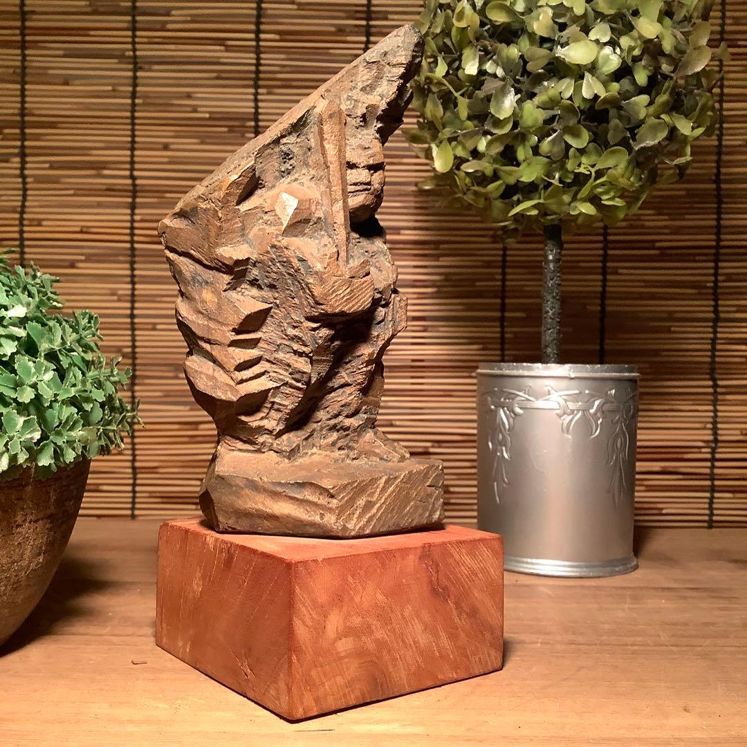 彫刻家「山崎寛作・不動明王」山崎寛彫刻素描展・不動尊ブロンズ像