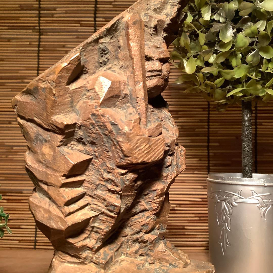 彫刻家「山崎寛作・不動明王」山崎寛彫刻素描展・不動尊ブロンズ像