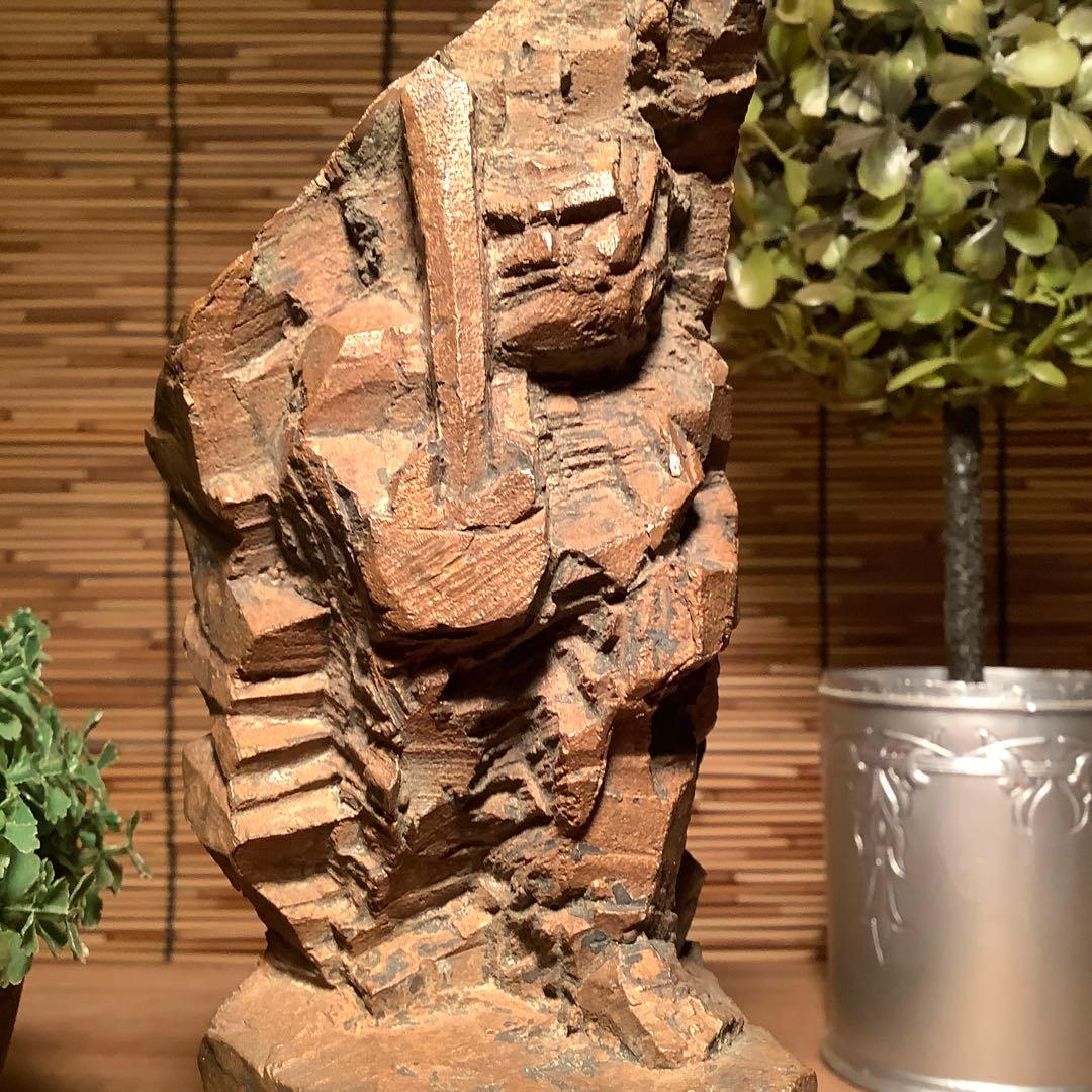 彫刻家「山崎寛作・不動明王」山崎寛彫刻素描展・不動尊ブロンズ像