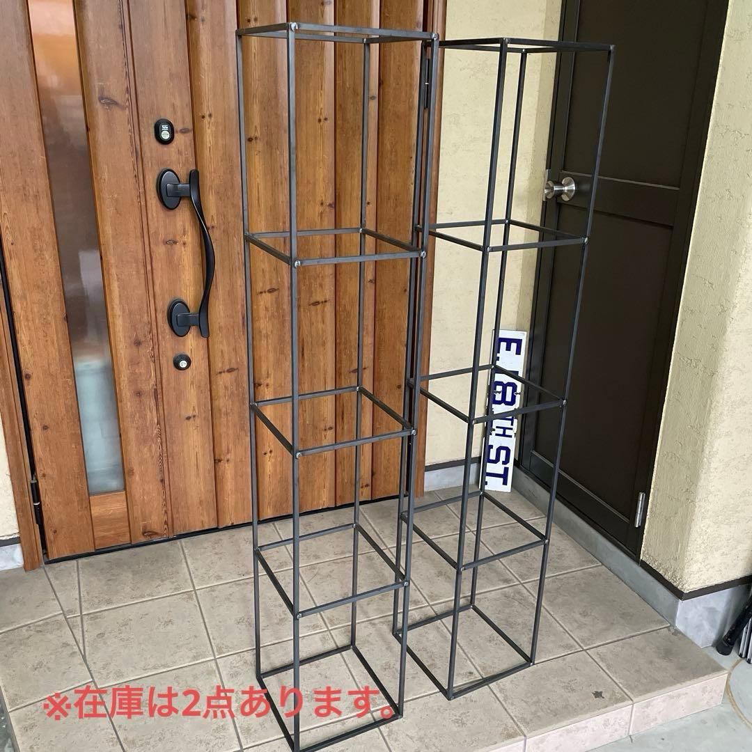 インダストリアル アイアン ラック シェルフ 1点 シャビー 店舗什器（Ａ）