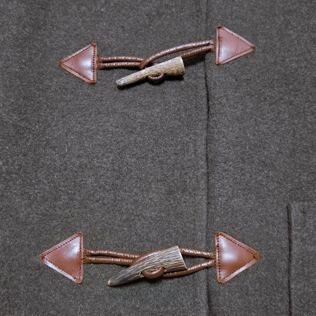 【キース】 ダッフルコート ロングコート ウールコートフード付き カーキ 深緑