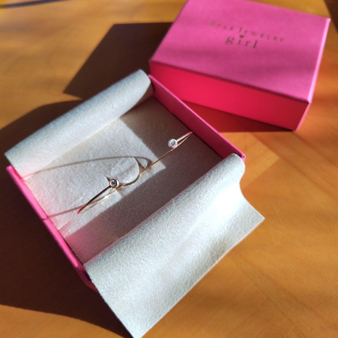 ◼️STAR JEWELRY girl K10 スマイル バングル◼️