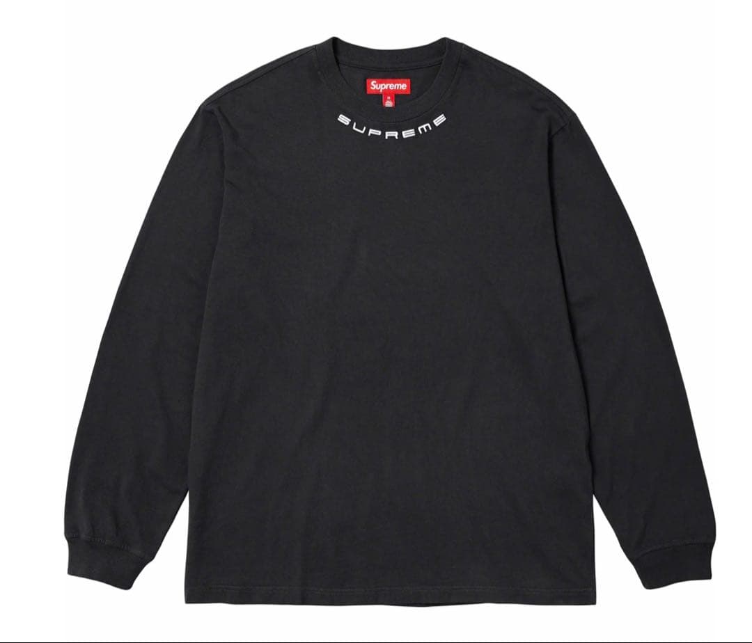 トップス 2023FW AW Supreme Collar Logo L/S Top