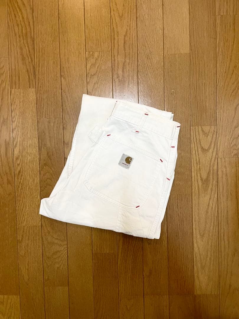70年代 アメリカ製 Carhartt コットン ペインターパンツ 約W32