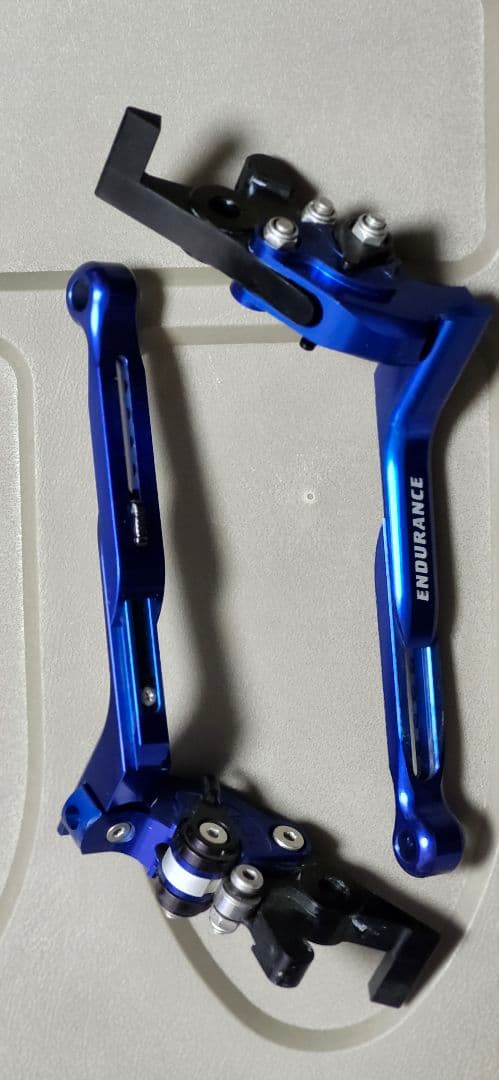 ENDURANCE アジャスタブルブレーキレバー スライド可倒式 左右セット