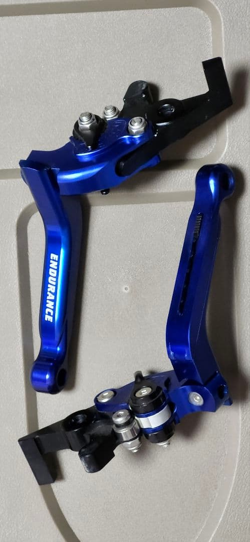 ENDURANCE アジャスタブルブレーキレバー スライド可倒式 左右セット