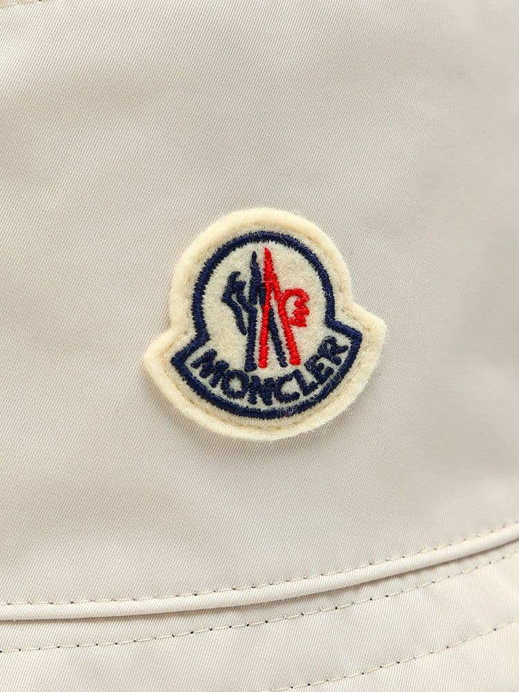 MONCLER リバーシブル ハット 帽子 Mサイズ ブラック✕ベージュ