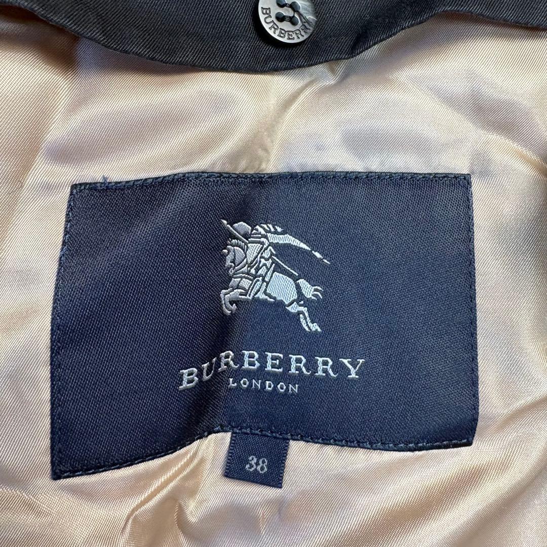 極美品♡バーバリーロンドン　トレンチコート　ベルト　ライナー　38 黒