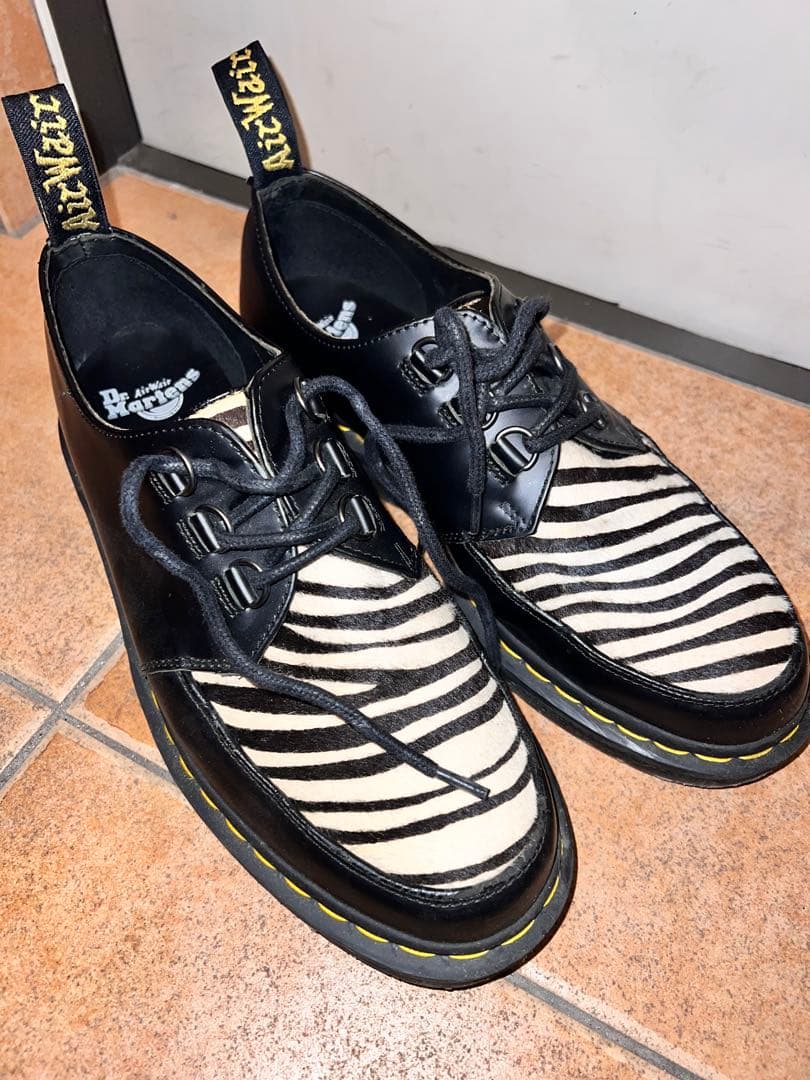 Dr. Martens ドクターマーチン ゼブラ柄 ローファー 28.0cm