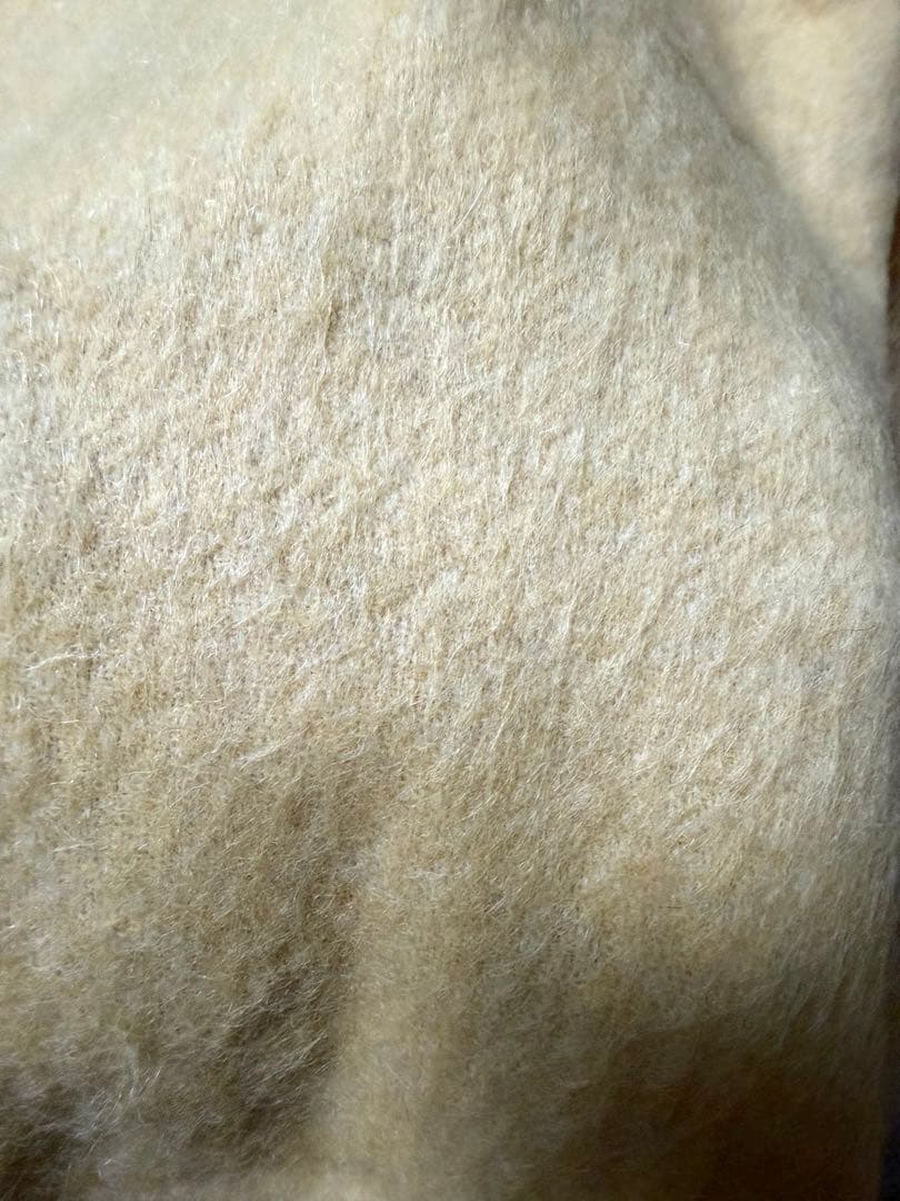 【タグ付き】アソースメレ、ヤクアルパカシャンブレーシャギーストール【未使用】