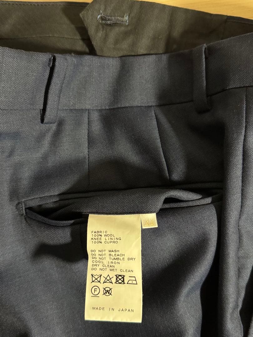 【美品】EDIFICE スーツ 上下セット ネイビー カノニコ size：44