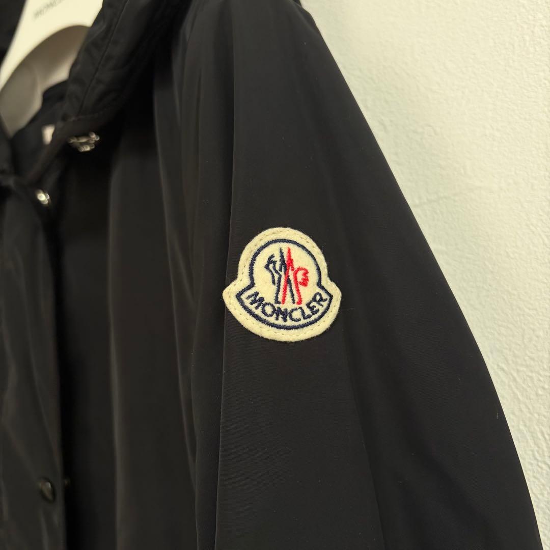 【極美品】MONCLER アンテミス ブラック サイズ1 ナイロンコート