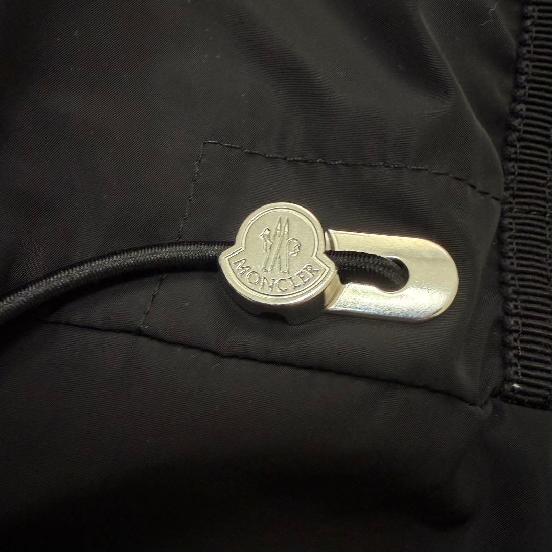 【極美品】MONCLER アンテミス ブラック サイズ1 ナイロンコート