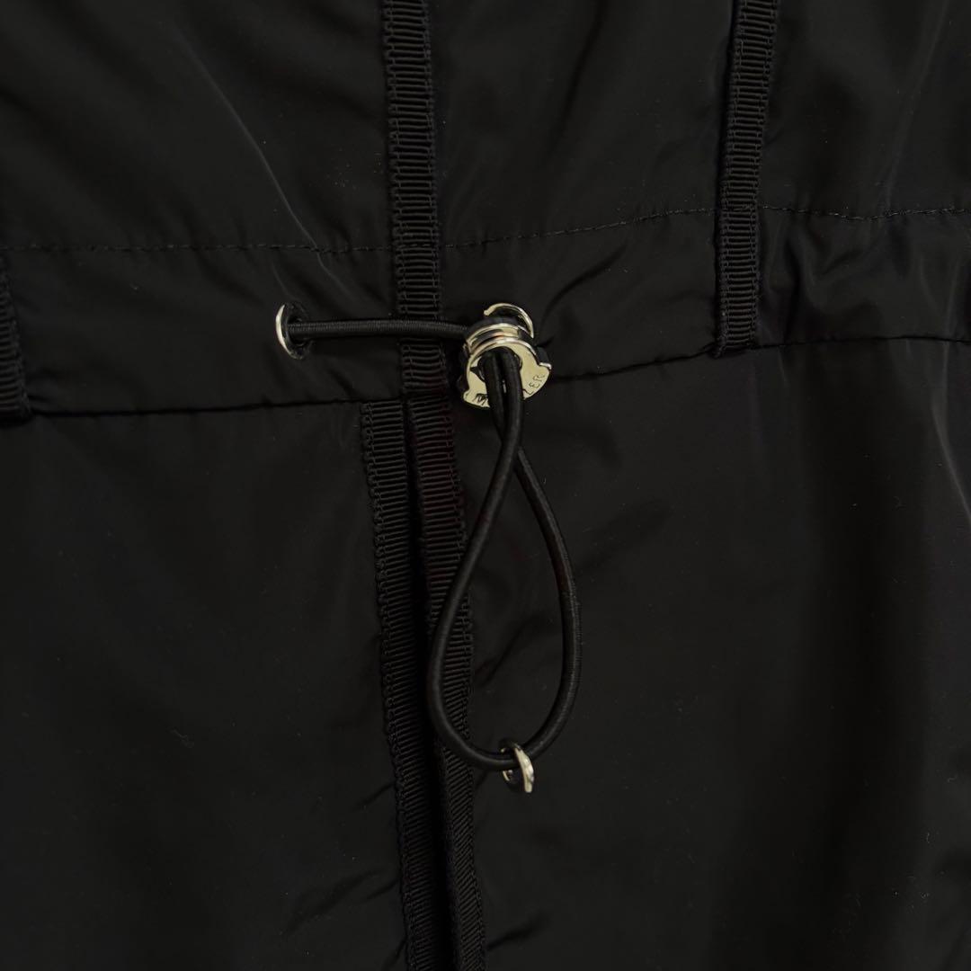 【極美品】MONCLER アンテミス ブラック サイズ1 ナイロンコート