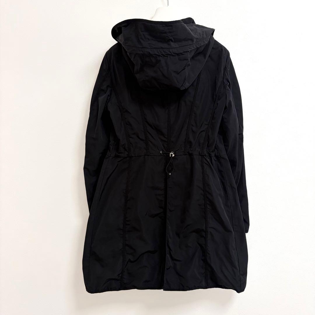 【極美品】MONCLER アンテミス ブラック サイズ1 ナイロンコート
