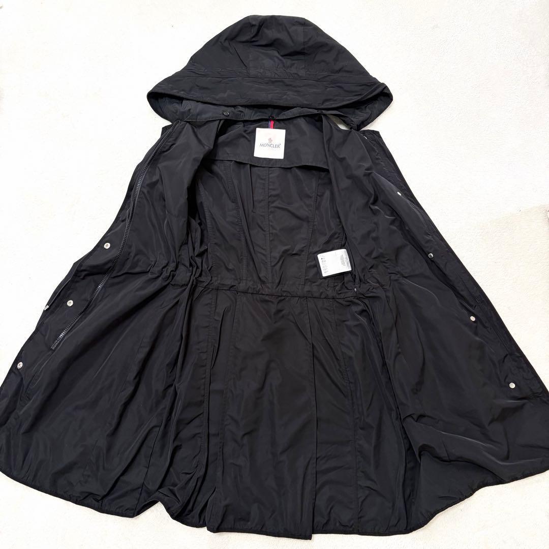【極美品】MONCLER アンテミス ブラック サイズ1 ナイロンコート
