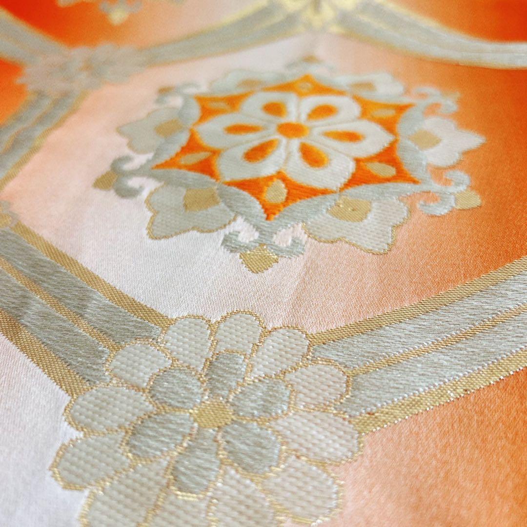 フルセット 七五三 7歳女の子 長着＆長襦袢＆帯＆小物　黄緑　絞り柄　組紐　花