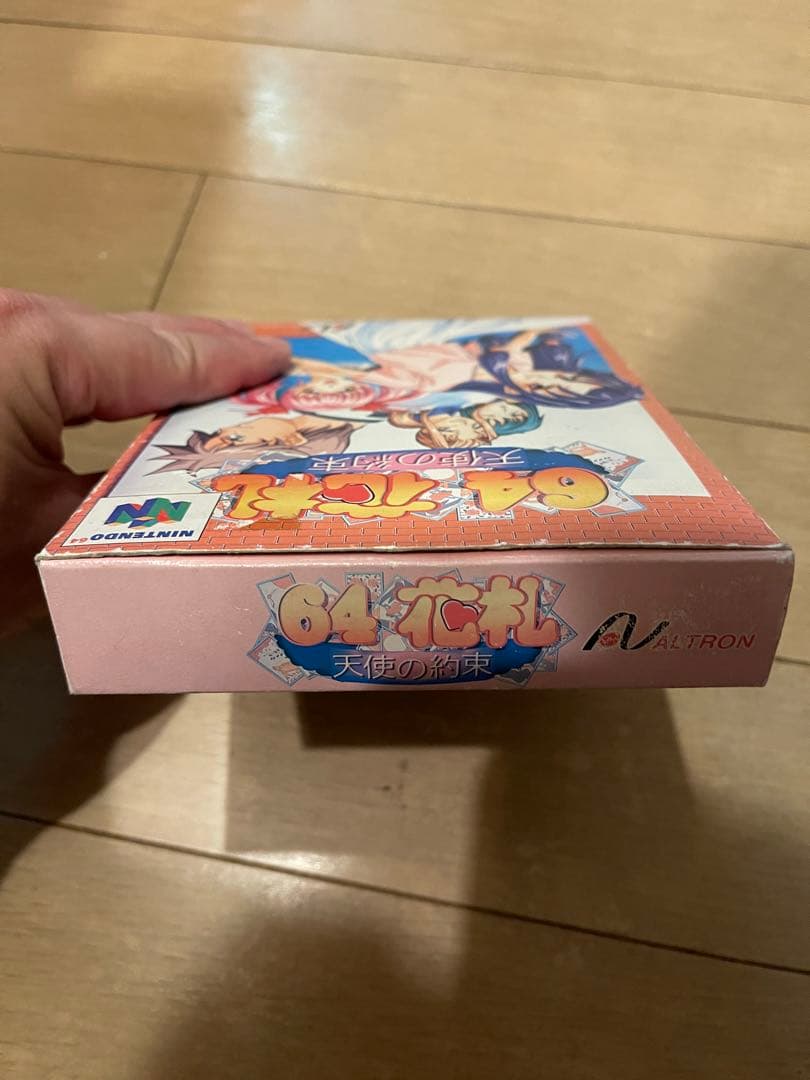 ゲーム NINTENDO 64 ソフト花札 天使の約束 取扱説明書 箱あり