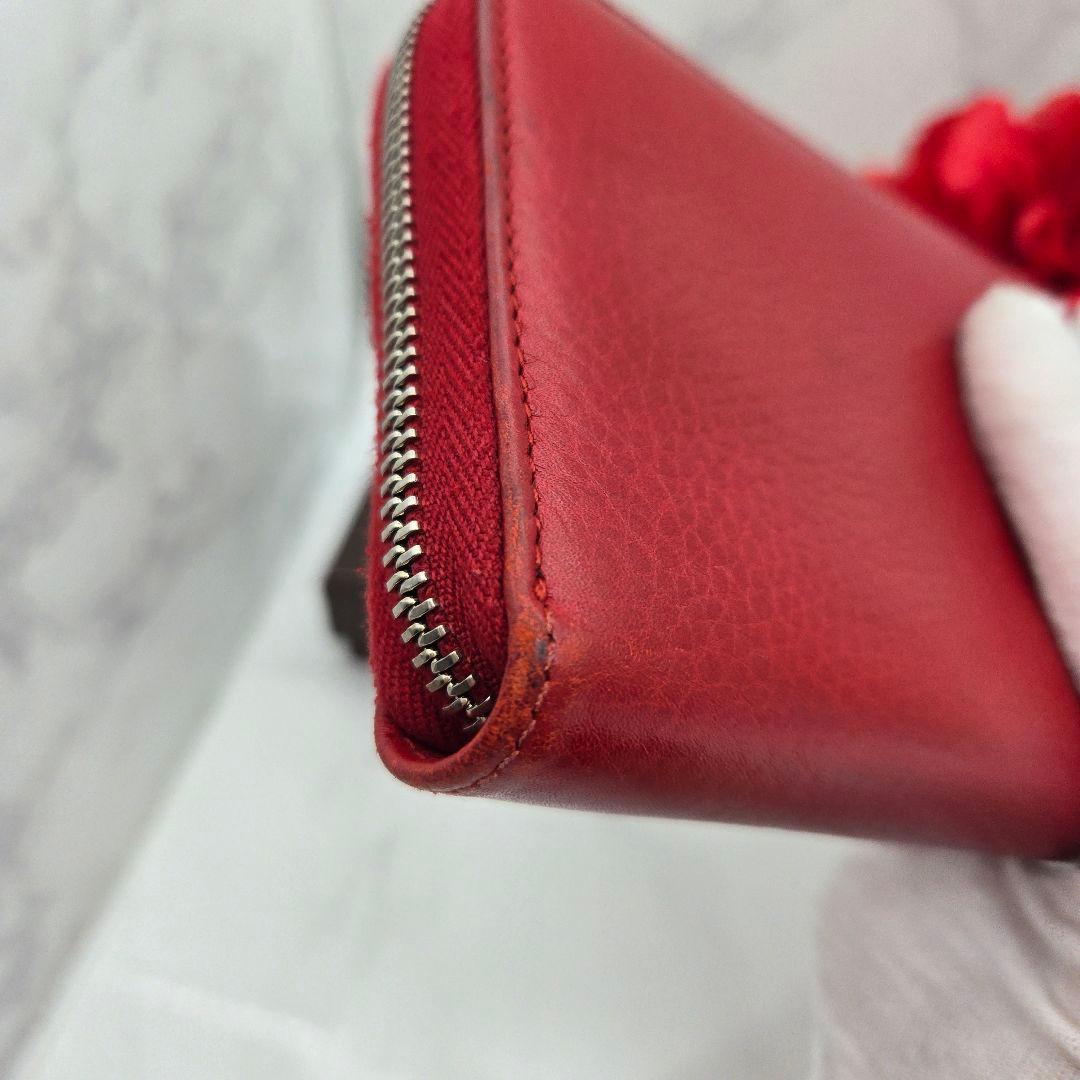 【希少】 GUCCI グッチ ロゴ ラウンドファスナー 長財布 財布 バンブー