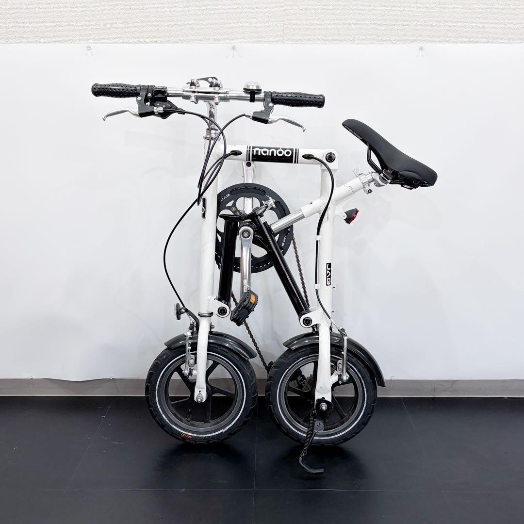 NANOO FD-1207 折りたたみ自転車 12インチ シマノ7段 アルミ