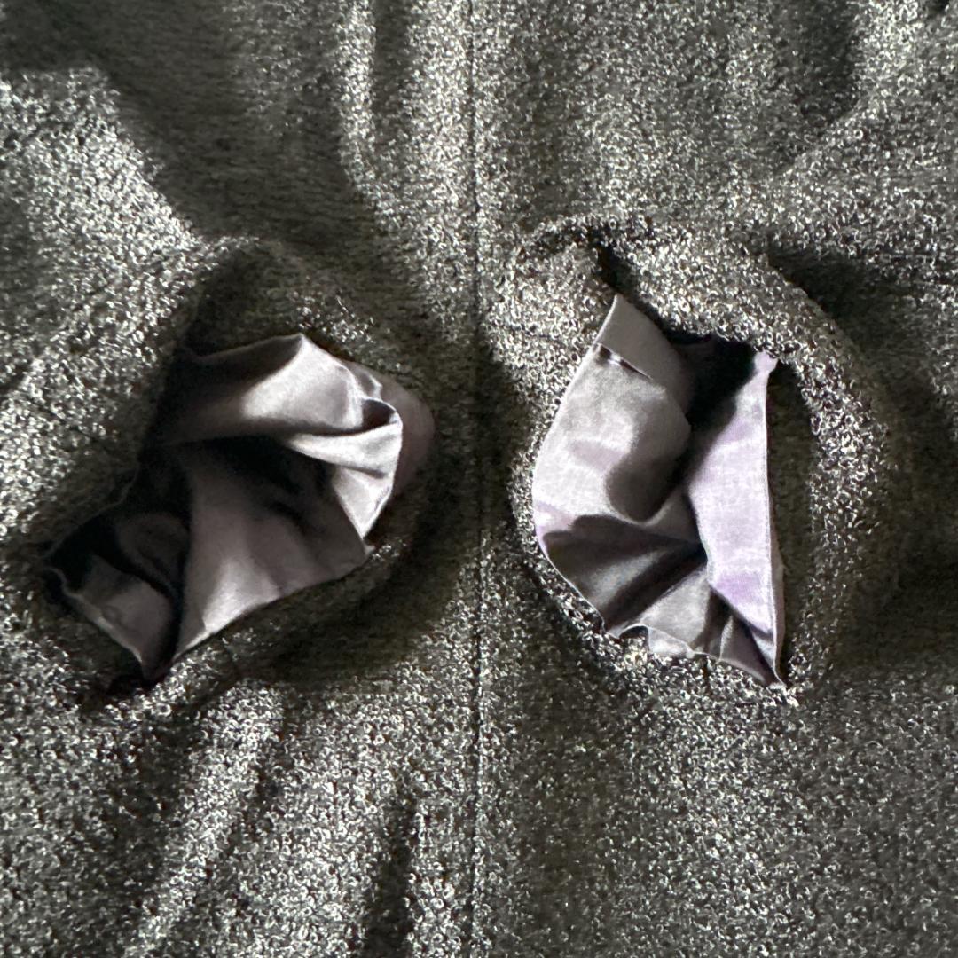 ADORE アドーア ノーカラージャケット ビジュー ツイード 黒　フォーマル