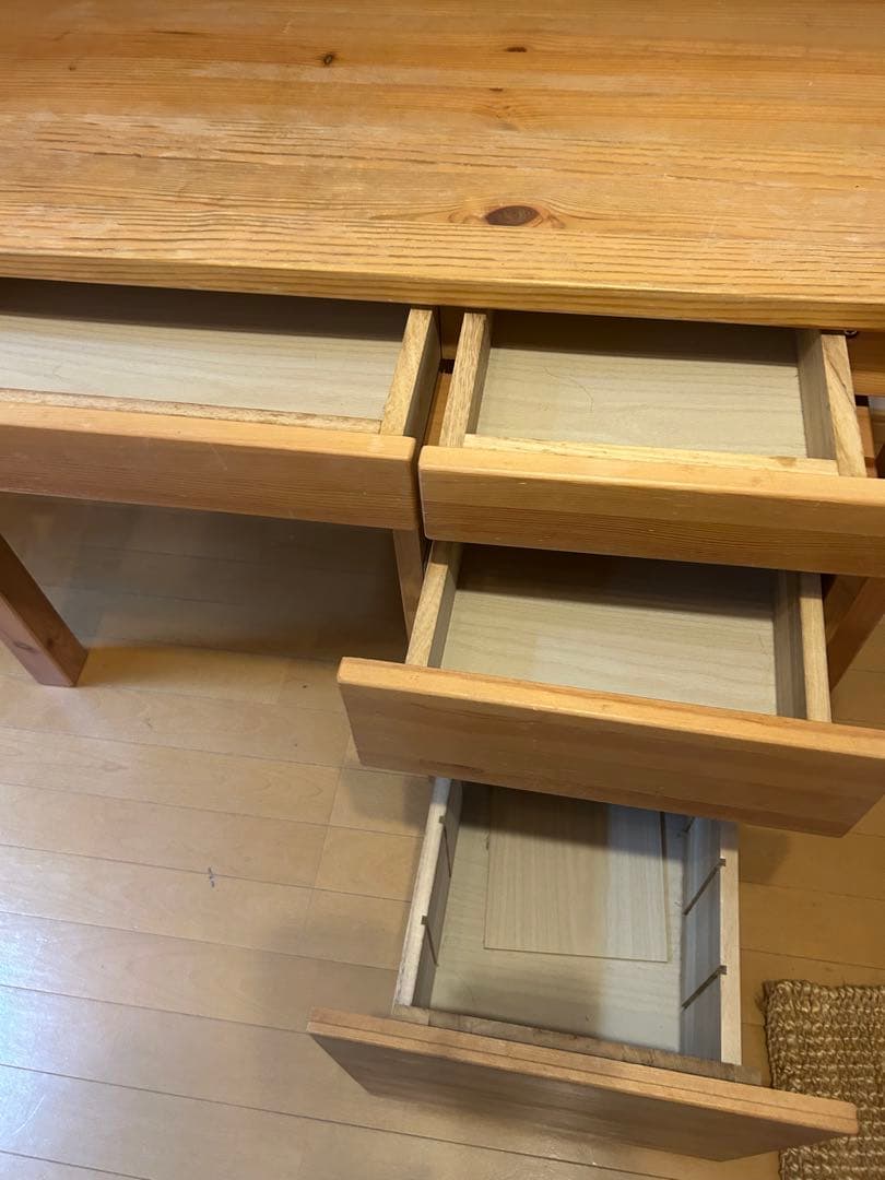 なゆか80334 　無印良品　机　デスクのみ