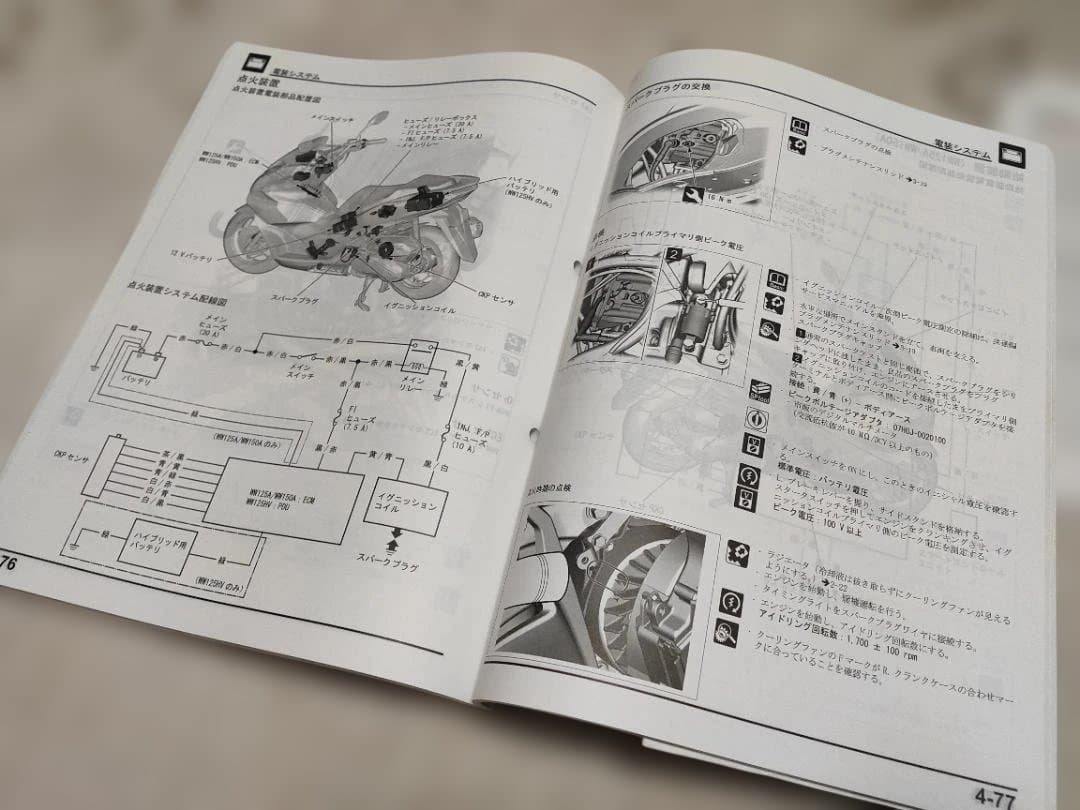 PCX(JK05) ホンダ純正サービスマニュアル+自作「外装分解手順書」付
