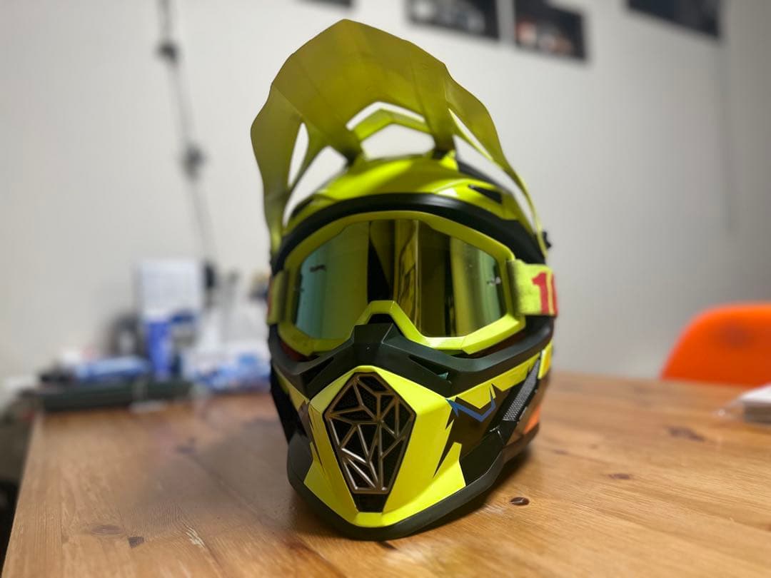 LS2 AS1 ジェットヘルメット イエロー・オレンジ