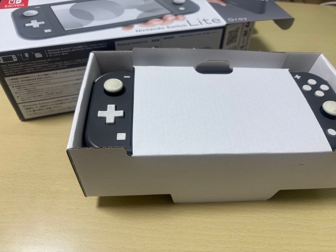 【ジャンク品】Nintendo Switch Lite グレー 箱・充電器付属