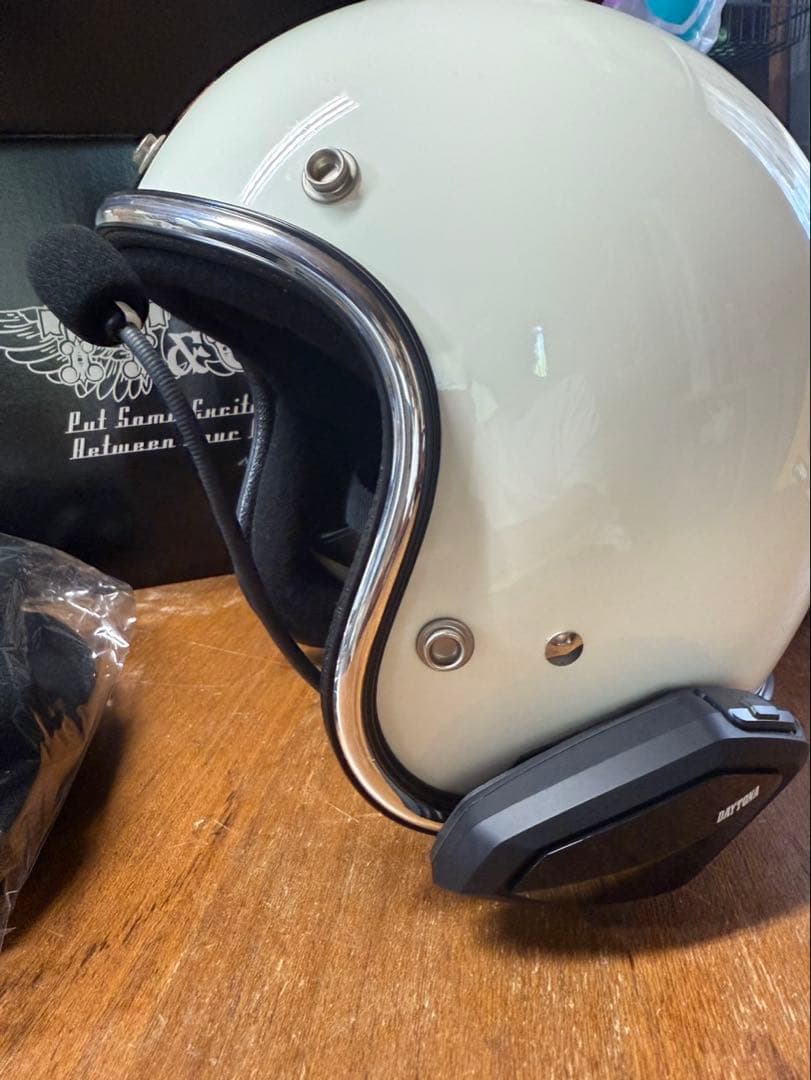 TT&CO スーパーマグナム 2ラインズ ヘルメット ➕デイトナDT-01セット