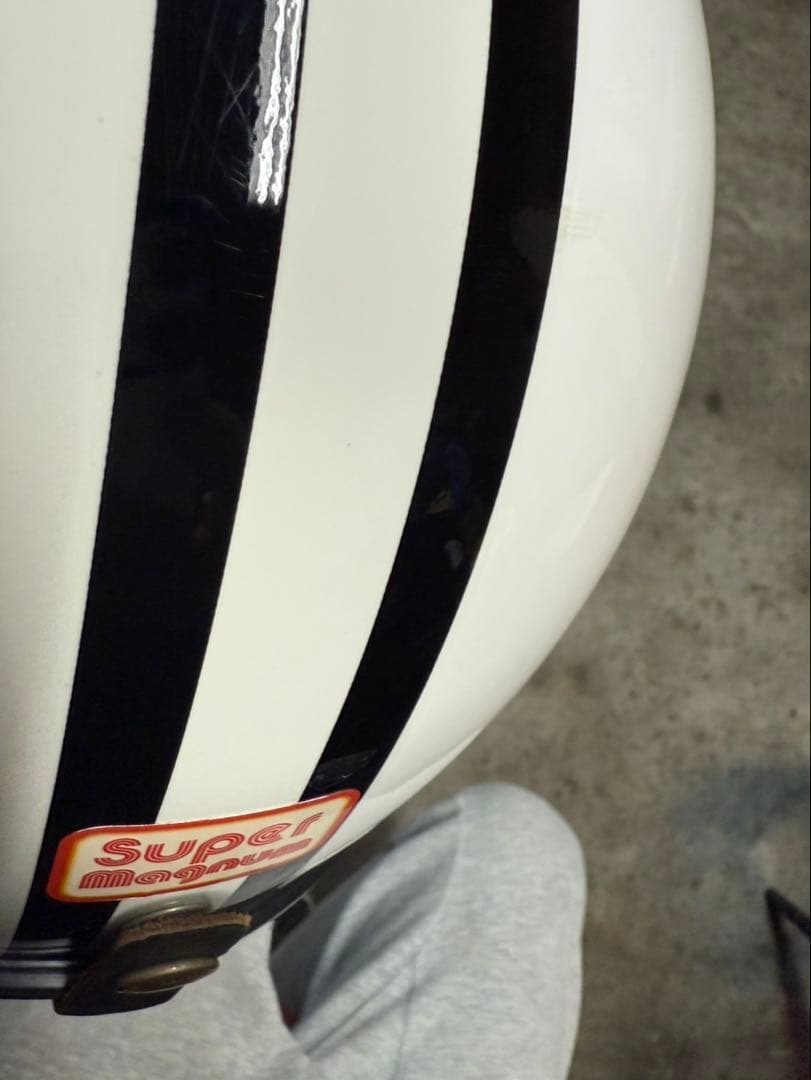 TT&CO スーパーマグナム 2ラインズ ヘルメット ➕デイトナDT-01セット