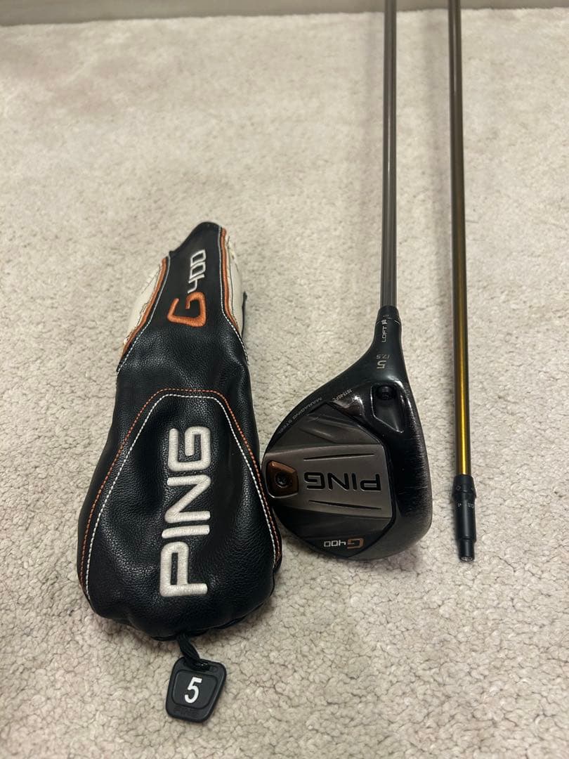 【レフティ】 PING G400 5W -シャフト2本付