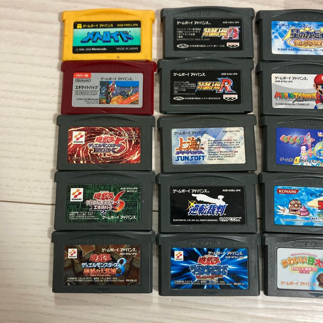 【中古】ゲームボーイアドバンス　ソフト30本　被りなし