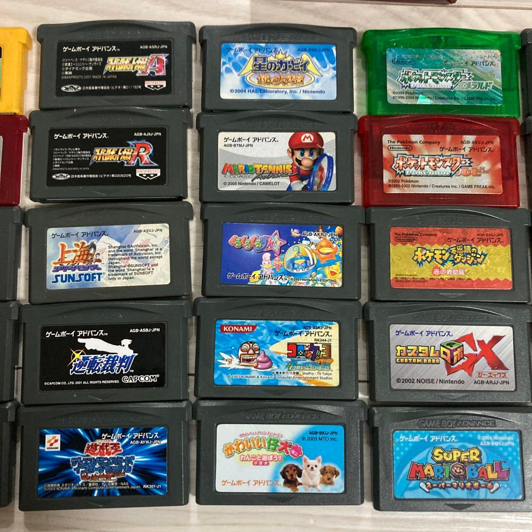 【中古】ゲームボーイアドバンス　ソフト30本　被りなし