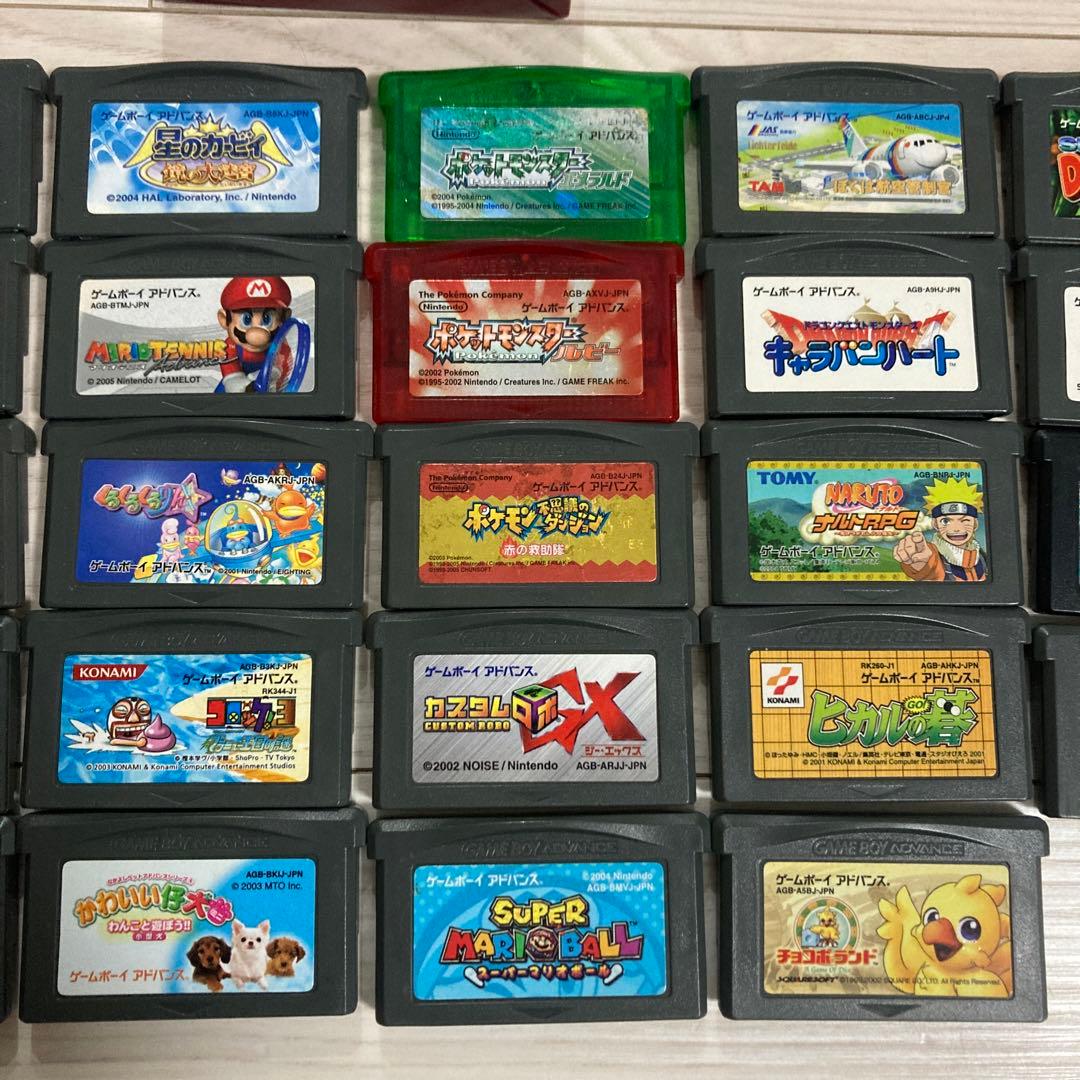 【中古】ゲームボーイアドバンス　ソフト30本　被りなし