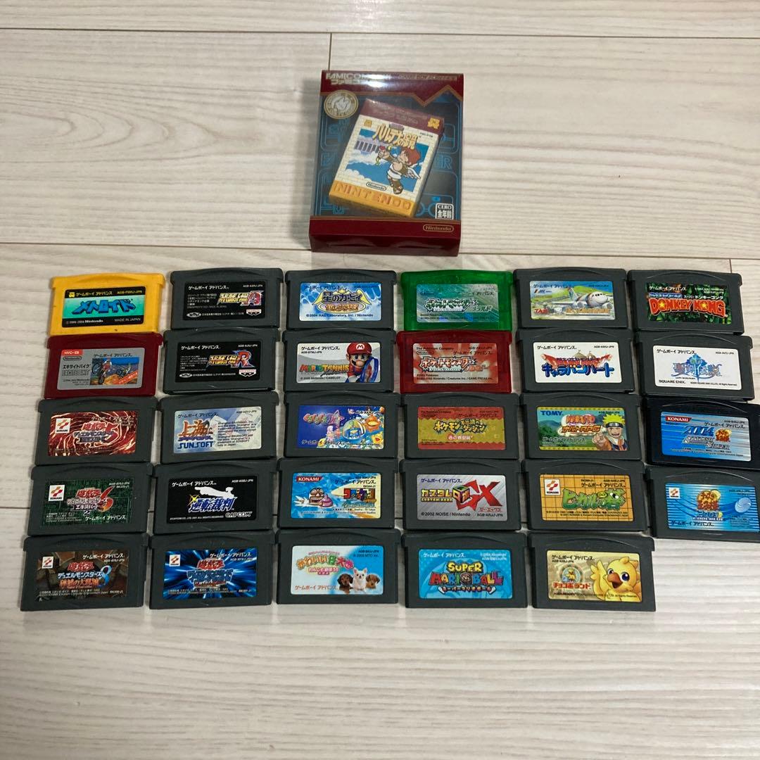 【中古】ゲームボーイアドバンス　ソフト30本　被りなし