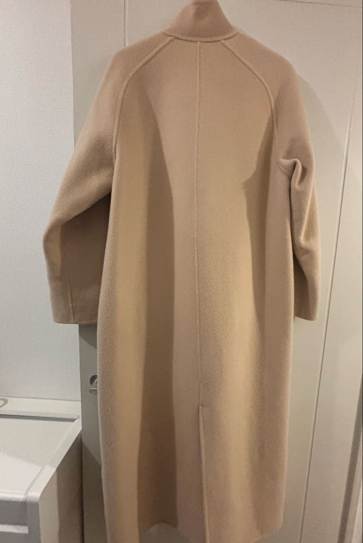 スーパーダブルフェイス ベルテッドコート TOMORROWLAND ベージュ