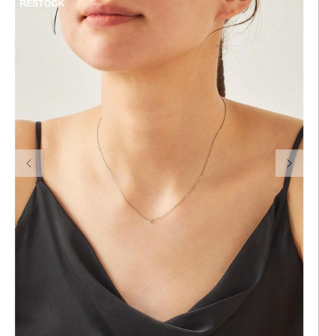 ete ダイヤモンド ネックレス レイヤー