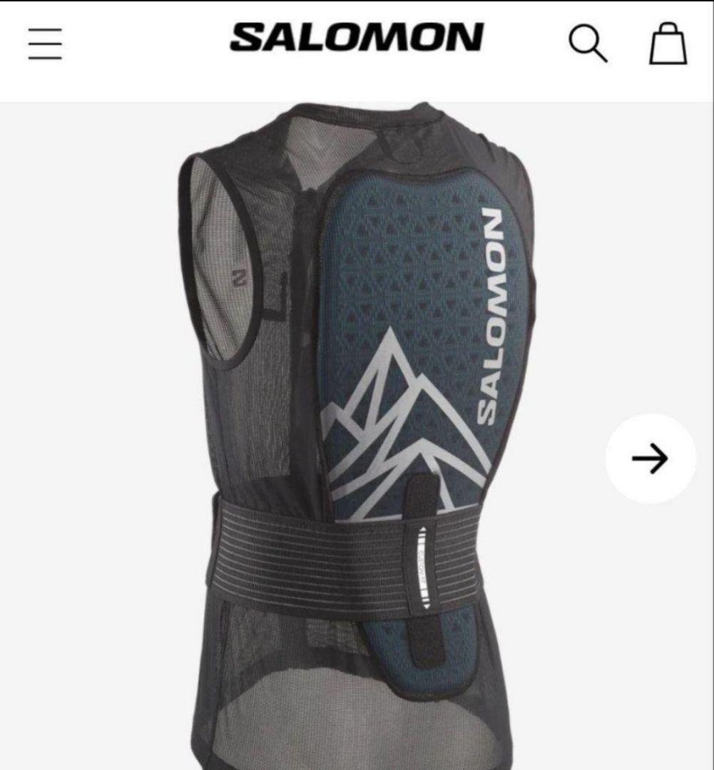 未使用保管品 SAROMON サロモン ベストタイプ バックプロテクター