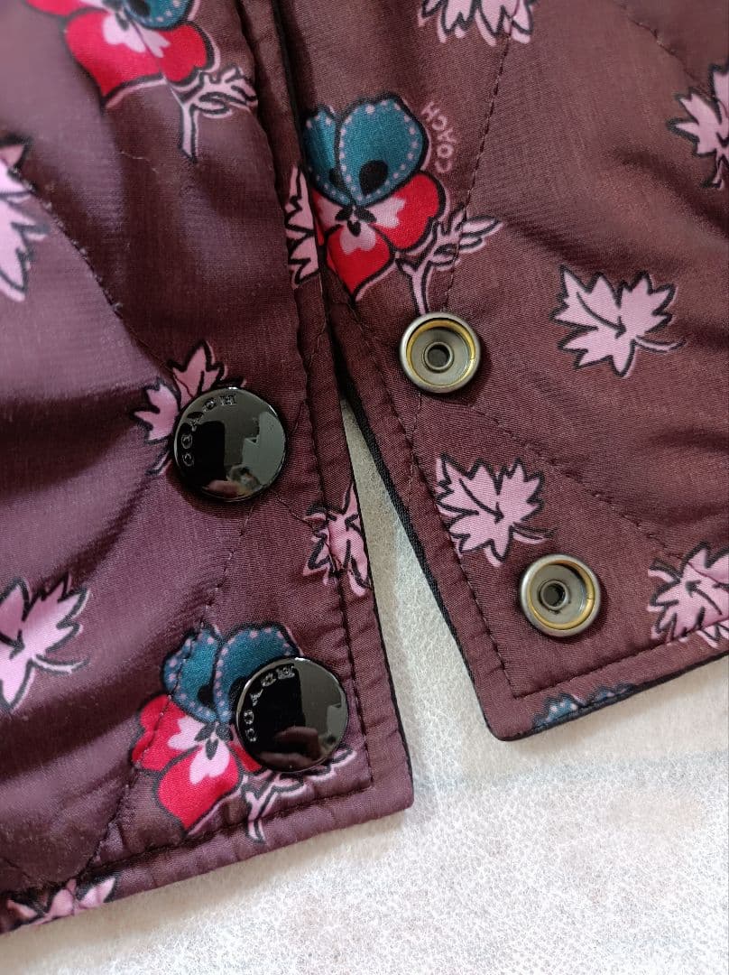 大特価②COACHリバーシブルジャンバー★新品同様★クリーニング済★コーチ★