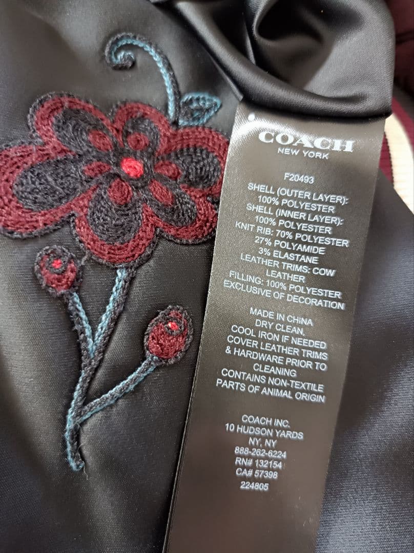 大特価②COACHリバーシブルジャンバー★新品同様★クリーニング済★コーチ★