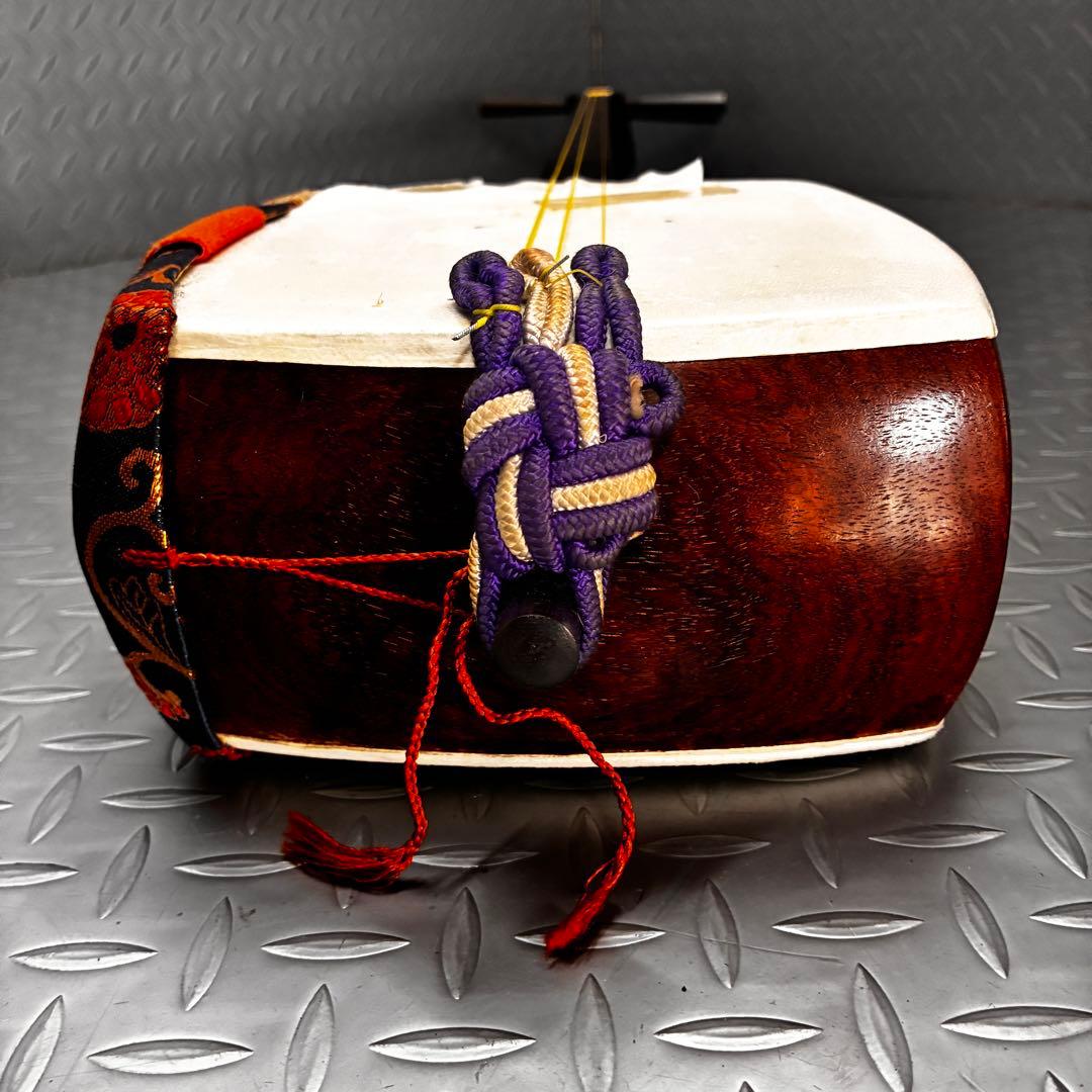 【本体美品】三味線 細棹？ 長唄？ ハードケース 木製バチ 付属品多数