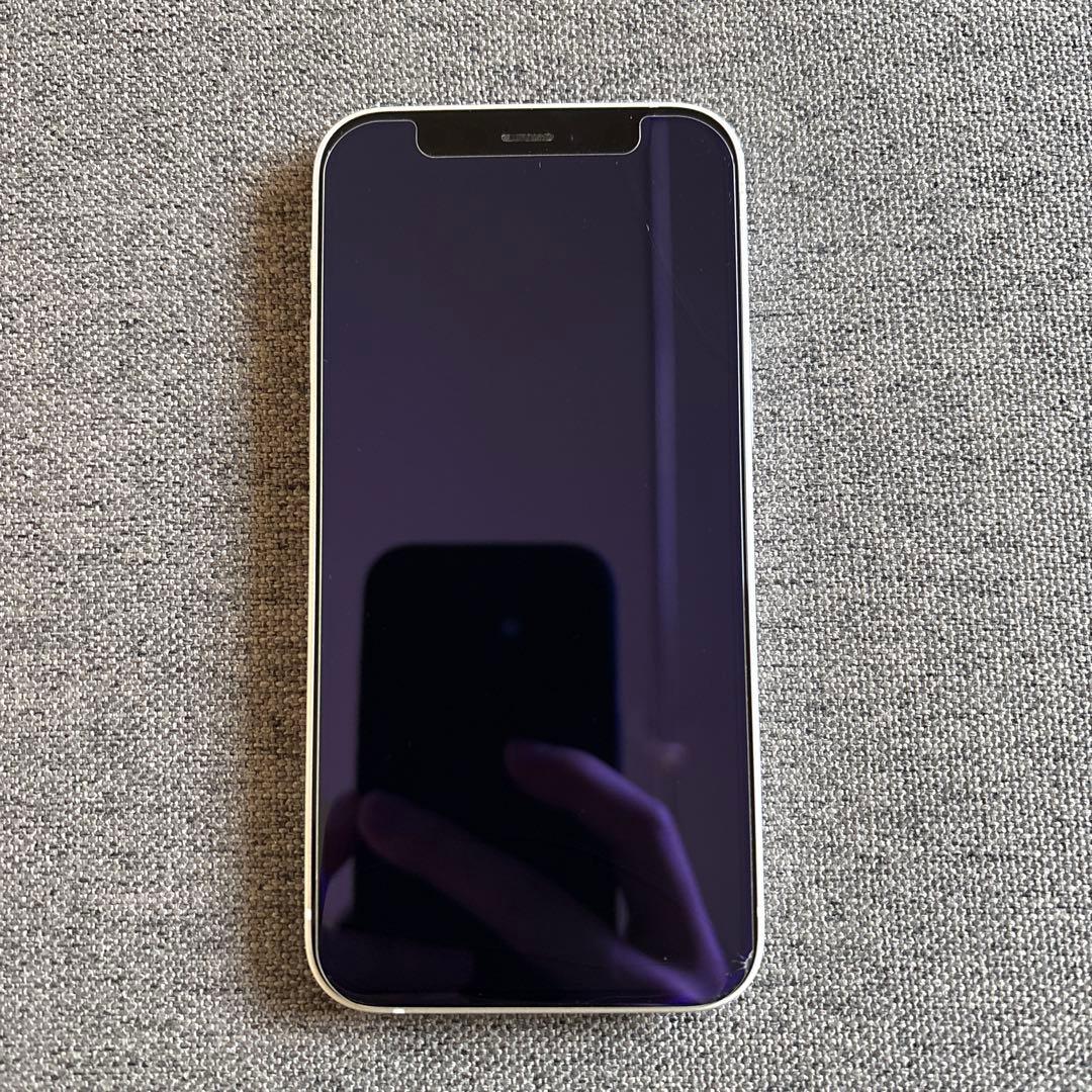 【背面右下目立つ傷あり】iPhone 12 mini 128gb ホワイト