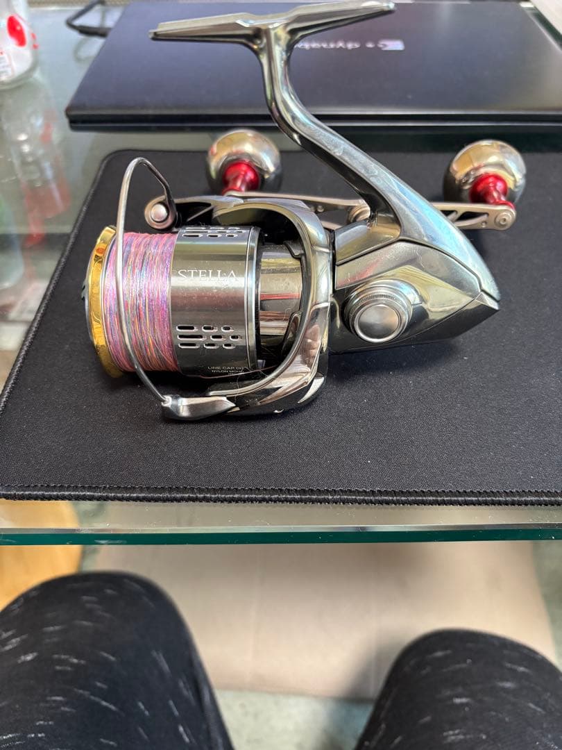 【.R..R.取置き】シマノ ステラ 4000XGJ ＋LIVREハンドル