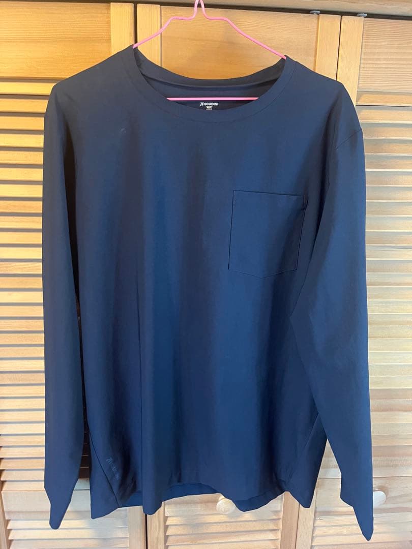 フーディニ 長袖 カバークルー ネイビー