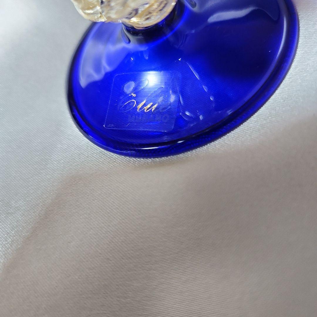 ベネチアンガラス ムラーノグラス イルカ ワイングラス 2点セット