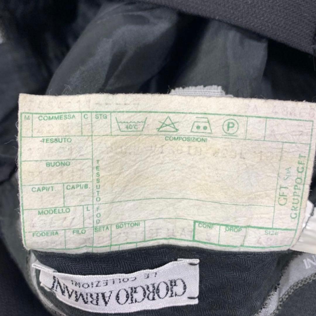 90s giorgio armani スラックス　ブラック