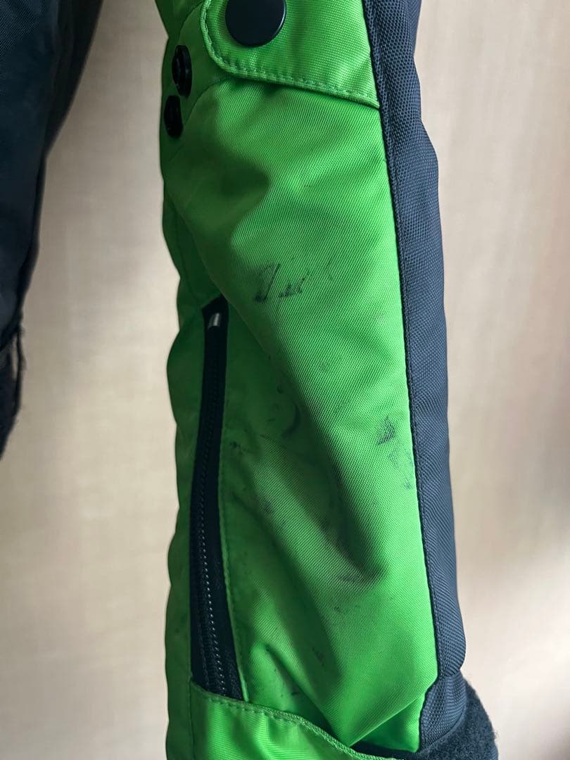 Kawasaki バイク　ジャケット 黒/緑ninja