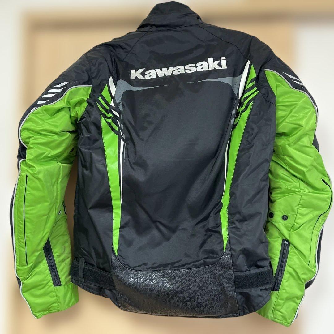 Kawasaki バイク　ジャケット 黒/緑ninja