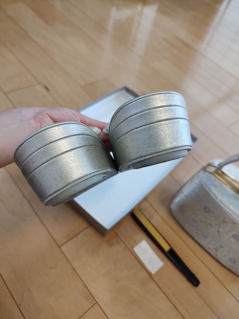 アラレちゃん☆礼装　和装バッグ草履セット　紗織　　和装バッグと草履セット